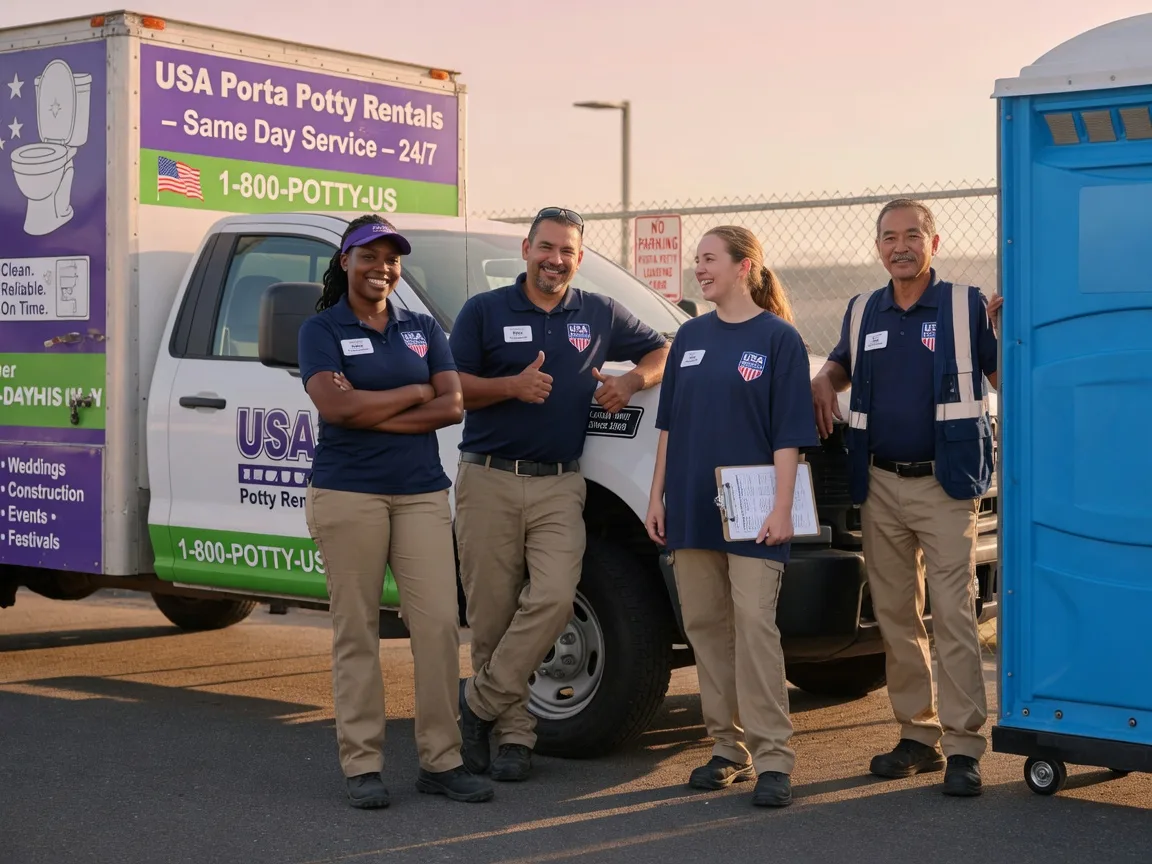 Porta Potty Rental company in Badger, CA